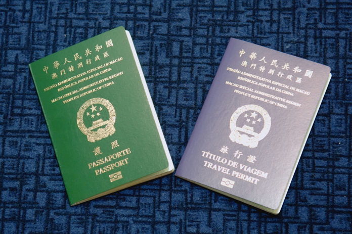 travel documents required for macau